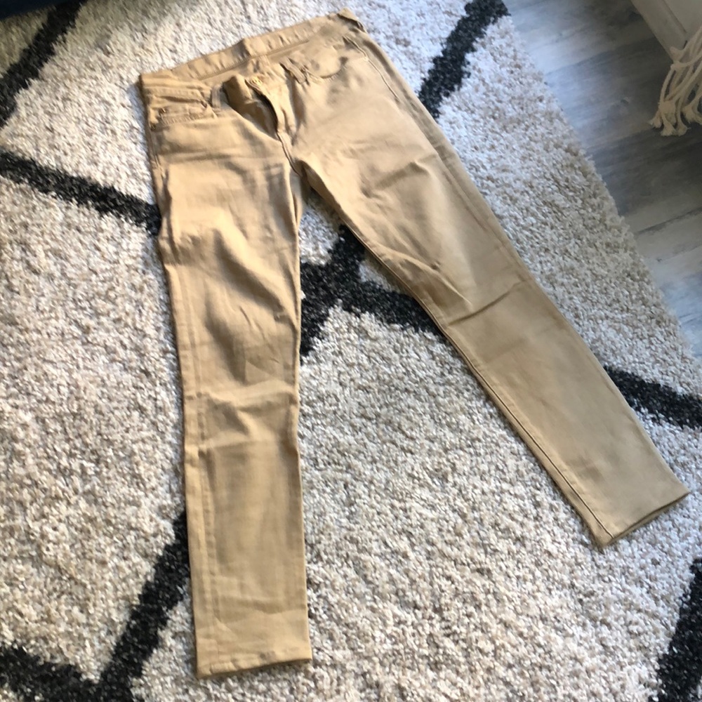 Seven for all Humanity Khaki Stretch Denim